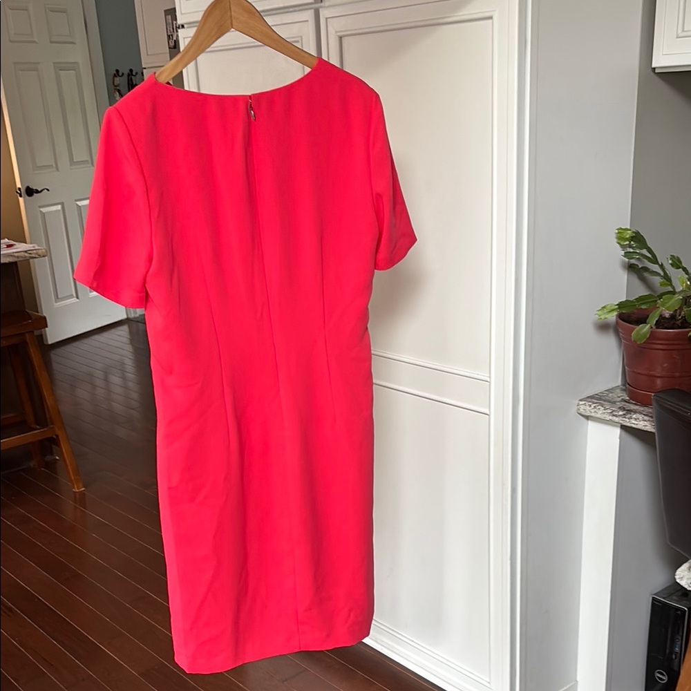 T Tahari Coral Midi Sheath Dress - Picture 5 of 6